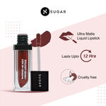 Buy Sugar Cosmetics Smudge Me Not Matte Liquid Lipstick Combo with Pouch | 4.5 ml | Lasts Upto 12 hrs - Pack of 2 (14 Teak Mystique & 17 Fiery Berry) - Purplle