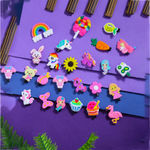 Buy Yellow Chimes 24 pcs Hair Clips for Kids Cute Characters Hair Accessories Pretty Alligator Hairpins for Toddlers Small Girls Kids (Pack of 24) - Purplle