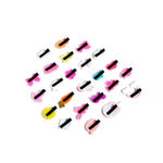 Buy Yellow Chimes 24 pcs Hair Clips for Kids Cute Characters Hair Accessories Pretty Alligator Hairpins for Toddlers Small Girls Kids (Pack of 24) - Purplle