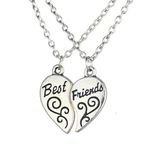 Buy Yellow Chimes Friendship's Day Special Best Friends Forever Combo Necklace Chain Pendant for Girls and Boys (Design 4) - Purplle