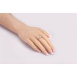 Buy Yellow Chimes Platinum Plated Trendy Elegant Austrian Crystal Heart Cut Adjustable Ring for Women and Girls - Purplle