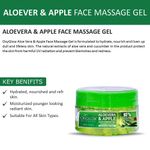 Buy OxyGlow Herbals Aloevera & Apple Face Massage Gel,50g, Soothes& Cleans - Purplle