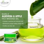 Buy OxyGlow Herbals Aloevera & Apple Face Massage Gel,50g, Soothes& Cleans - Purplle