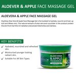 Buy OxyGlow Herbals Aloevera & Apple Face Massage Gel,200 gm,Soothes& Cleans - Purplle