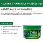 Buy OxyGlow Herbals Aloevera & Apple Face Massage Gel,500 gm,Soothes& Cleans - Purplle