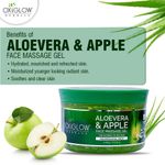 Buy OxyGlow Herbals Aloevera & Apple Face Massage Gel,500 gm,Soothes& Cleans - Purplle