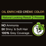 Buy Garnier Black Naturals Oil Enriched Cream Colour Deep Black 1.0 (20 ml + 20 g) - Purplle