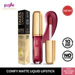 Buy Faces Canada Comfy Matte Lip Color | 10Hr Long Stay With Comfort | Almond Oil | No Filter Please 13 (3 ml) - Exclusively on Purplle - Purplle