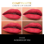 Buy FACES CANADA Comfy Matte Liquid Lipstick - In Search Of You 14 ml | 10HR Longstay | Intense Matte Color | Almond Oil & Vitamin E | No Dryness | No Alcohol - Exclusively on Purplle - Purplle