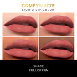 Buy Faces Canada Comfy Matte Lip Color | 10Hr Long Stay With Comfort | Almond Oil | Full Of Fun 15 (3 ml) - Exclusively on Purplle - Purplle