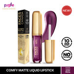 Buy Faces Canada Comfy Matte Lip Color | 10Hr Long Stay With Comfort | Almond Oil | Stay Real 21 (3 ml) - Exclusively on Purplle - Purplle