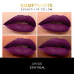 Buy Faces Canada Comfy Matte Lip Color | 10Hr Long Stay With Comfort | Almond Oil | Stay Real 21 (3 ml) - Exclusively on Purplle - Purplle