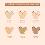 Buy FACES CANADA High Cover Concealer - Caramel Crunch 03, 4ml | Natural Finish Liquid Concealer | Blends Easily | Covers Spots, Blemishes & Dark Circles | Shea Butter & Vitamin E - Purplle