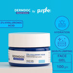 Buy DERMDOC by Purplle 2% Hyaluronic Acid Face Gel (100g) | hyaluronic acid moisturizer | moisturizer for dry skin - Purplle