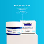 Buy DERMDOC by Purplle 2% Hyaluronic Acid Face Gel (100g) | hyaluronic acid moisturizer | moisturizer for dry skin - Purplle