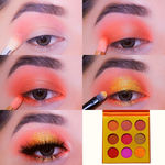 Buy Cuffs N Lashes 9 Color Eyeshadow Palette, In The Summer Time - Purplle