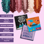 Buy Cuffs N Lashes 9 Color Eyeshadow Palette, In The Summer Time - Purplle