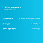 Buy DERMDOC by Purplle Anti Fungal 0.5% Climbazole Cleansing Bar (75g) | gentle deep cleansing bar | antifungal cleansing bar for skin - Purplle