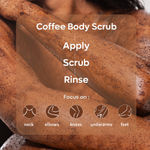 Buy mCaffeine Exfoliating Coffee Body & Face Scrub for Tan, Dirt & Blackheads Removal | De Tan Bathing Scrub Combo for Women & Men with Coffee Body Scrub (55gm) & Espresso Face Scrub (75gm) - Purplle