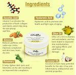 Buy Globus Naturals Vitamin C And Hyaluronic Acid skin Lightening Brightening Cream For Beautiful & Glowing Skin| Lightens dark spots (50 g) - Purplle