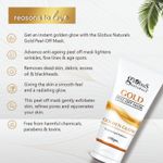Buy Globus Naturals Golden Glow Peel Off Mask Enriched with Vitamin-E| Removes Blackhead, Dead Skin|Anti-Aging|Lightening Brightening (100 g) - Purplle
