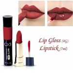 Buy CVB Matte 2-In-1 Lip Gloss & Lipstick Opera C50-A03 - Purplle