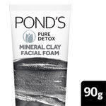 Buy PONDS Pure Detox Mineral Clay Facial Foam For Oil Free Instant Glow (90 gm) - Purplle