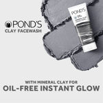 Buy PONDS Pure Detox Mineral Clay Facial Foam For Oil Free Instant Glow (90 gm) - Purplle