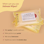 Buy Carmesi Gentle Intimate Wipes (30 wipes) - Purplle