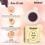 Buy Inatur Lip and Cheek Tint Port Wine (4 gm) - Purplle