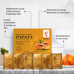 Buy NutriGlow NATURAL'S Advanced Pro Formula Papaya Facial Kit (60 gm) & Sunscreen SPF 40 (120 ml) For Detoxification To the Core - Purplle