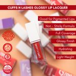 Buy Cuffs N Lashes Lip Gloss, Crystal Clear, 08 - Purplle