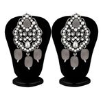 Buy Sukkhi Glimmery Rhodium Plated Dangle Earring For Women - Purplle