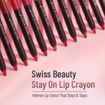 Buy Swiss Beauty Stay on Matte Crayon Lipstick SB-214-08 (Crayon) 3.5g - Purplle