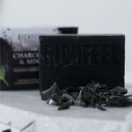 Buy Richfeel Charcoal and Mint Handmade Soap (100 g) - Purplle