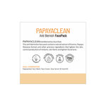 Buy Oshea Herbals Papaya clean Anti Blemish Face pack 100 gmrams - Purplle