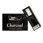 Buy Online Quality Store Activated Charcoal Soap for face and Body Wash 4 x 100 gm |Activated Charcoal Bath Soap for Deep Clean bath Soap|Chemical Free {Charcoal_Soap_4} - Purplle