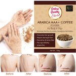 Buy Online Quality Store Coffee Body Scrub - 400 gm (Set of 4) |Online Quality Store Coffee Body Scrub|Tan Removal Coffee Powder Skin & Hair|Coconut|Oily/Normal Skin {Coffee_400g} - Purplle