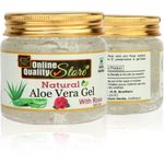 Buy Online Quality Store Organic Alovera Gel Pure White Transparent + Lemon Gel_400g | pure aloe vera gel |Multipurpose Gel |Anti-acne,Anti aging gel{alo_wite_lemon_400} - Purplle