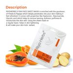 Buy Riyo Herbs D-Tan Potato & Papaya Face Sheet Mask, 20 gm - Purplle