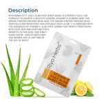 Buy Riyo Herbs Vit-C Daily Glow Lemon & Aloe Vera Face Sheet Mask, 20gm - Purplle