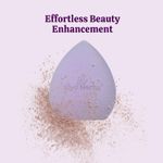 Buy Riyo Herbs Microfiber Beauty Blender Puff For Cream & Foundation, 100% Latex, Grey - 1 Pc - Purplle