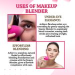 Buy Riyo Herbs Precision Beauty Blender Puff For CC Cream & Foundation, 100% Latex & Cruelty Free, Pink - 1 Pc - Purplle