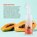 Buy Riyo Herbs Papaya Foaming Face Wash With Attached Silicone Cleanser Brush For Deep Cleansing, 150 ml - Purplle