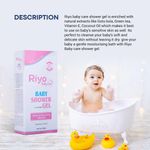 Buy Riyo Baby Shower Gel With Green Tea & Vitamin E For Baby Soft & Sensitive Skin, 200ml - Purplle
