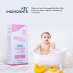 Buy Riyo Baby Shower Gel With Green Tea & Vitamin E For Baby Soft & Sensitive Skin, 200ml - Purplle