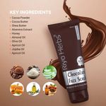 Buy Riyo Herbs Chocolate Face Scrub with Goodness of Cocoa Butter, gently exfoliates & make skin look radiant 100 gm - Purplle