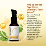 Buy Riyo Herbs Vitamin C Face Serum for Face With Hyaluronic Acid, Cherry and Cucumber Extract, 30 ml - Purplle