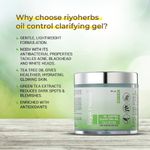 Buy Riyo Herbs Oil Control Clarifying Gel With Neem & Green Tea ExtractsA for oily Skin,A 100 gm - Purplle