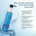 Buy Riyo Herbs Pore Minimizing Aqua Gel With Raspberry Seed Oil Extracts for Minimize Pores, 100 ml - Purplle